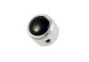 Q parts Knob Chrome Dome Knob Volume Tone Telecaster Top Black