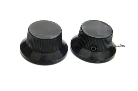 steel black knobs for stratocaster
