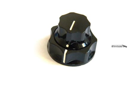Fender Jazz Bass Am Deluxe perilla de tono apilada de baquelita negra