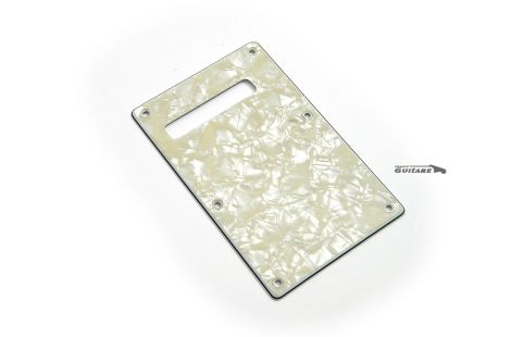Stratocaster Tremolo plate Cover Aged Pearl Moto American Series