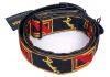 Fender Monogramed Logotype Guitar Strap Red Yellow