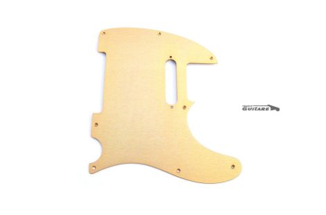 Telecaster Schlagbrett Aluminium Gold eloxiert USA 8 Löcher