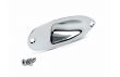 Plaque embase de prise Jack chrome Gotoh pour Fender Stratocaster