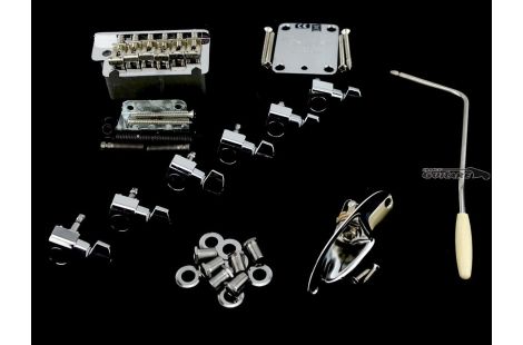Kit de herrajes Fender Stratocaster Professional USA chrome