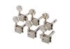 Kluson Vintage 6 In-Line Nickel Locking Strat and Tele Tuners