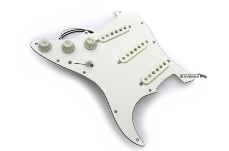 Pickguard assemblé Stratocaster Original Vintage 65 treble bleed