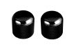 Par de perillas de potenciómetro cúpula Telecaster negras Gotoh Japón