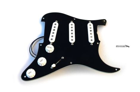 Loaded Pickguard Fender Stratocaster Texas Special 1959 Black