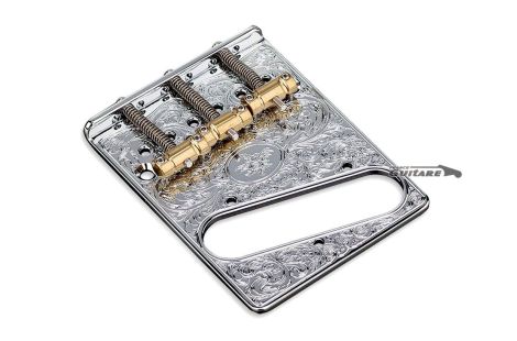 Gotoh Engraved Tn Tune Compensated Chrome Telecaster Bridge