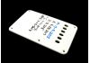 Stratocaster white David Gilmour back plate tremolo cover 6 holes