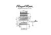 Dimensiones del trémolo Floyd Rose Original Gold