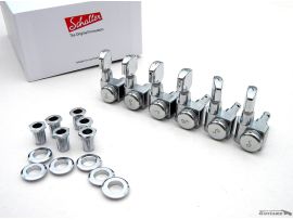 Schaller F Locking-Serie Locking Chrome Deluxe Stepped Tuners