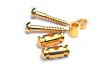 Pair of Gold Finish Gotoh Cylindrical Strat and Tele String Guides