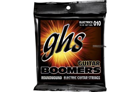 GHS Boomers Roundwound electric Guitar Strings Set gauge 10-46