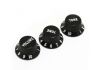 set of plastic fender mint green knobs