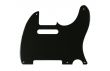 Schlagbrett Allparts Fender Telecaster 50's Schwarz 1-lagig glänzend 5 Löcher