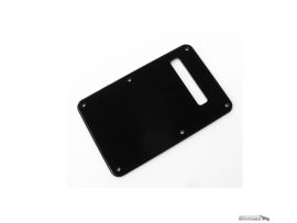 Platte Strat Gilmour glänzend schwarze Acryl-Tremolo-Abdeckung Einzelschlitz