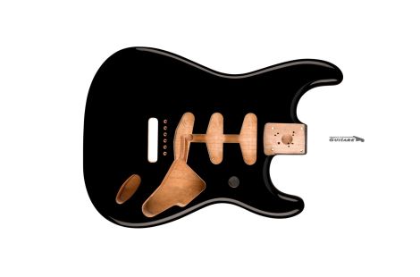 Corps Genuine Fender Stratocaster Black Classic Vintage 60's Alder SSS