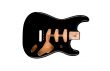Corps Fender Stratocaster noir Classic Serie 60's Alder Body SSS