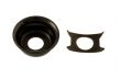 Black base plate Jack socket Fender Telecaster Jack Cup Satin black