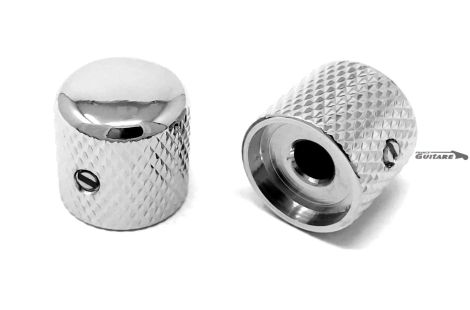 Paar Chrome Dome Telecaster Knöpfe für Tone Volume Control