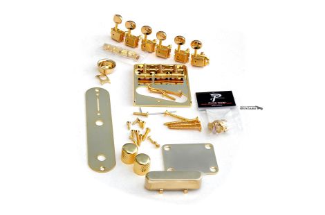 Kit Hardware Accastillage Telecaster assembly Gold
