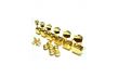 Schaller ST6 Stratocaster Style 70's Fender 6 Tuners in Gold Line