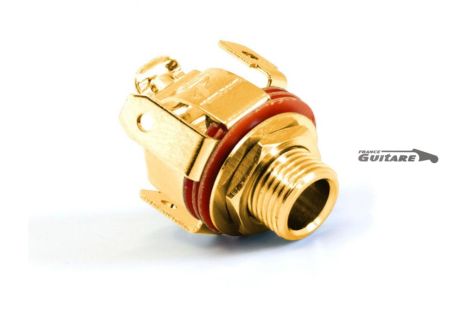 Jack female socket Pure Tone full contact stereo guitar 6.35 Gold