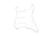 SSS American Standard und Deluxe Stratocaster Pickguard Plate