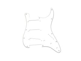 Fender Stratocaster SSS American Std Golpeador vintage white 3 capas