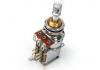 CTS 250K Audio Vintage push pull pot for Strat and Tele fender