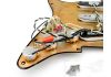 Loaded Pickguard Fender black Strat David Gilmour Custom Shop Acrylic