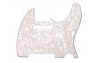 Fender Telecaster Pickguard American White Pearl Moto 8 Hole 4 Ply