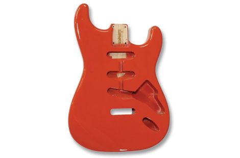 allparts stratocaster fiesta red alder body SSS