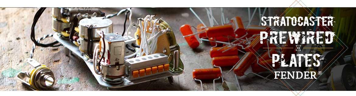Vorverdrahtete Fender Stratocaster-Platten